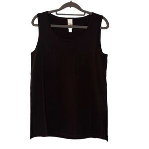 Elegant Black Sleeveless Tank Top NWOT